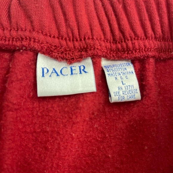 Vintage Pacer red sweat pats women’s size Large - Picture 2 of 2